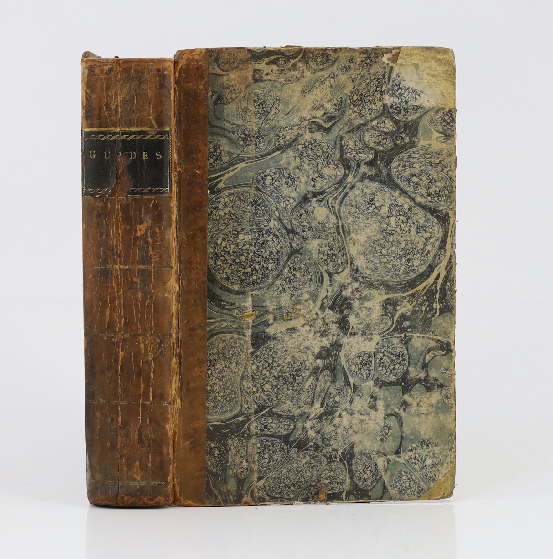 NORTHANTS: A History of Peterborough Cathedral.....8th edition. frontis.; old gilt calf backed marbled boards, cr. 8vo. Peterborough, 1801; bound with: A History or Description... of Burghley House, the Seat of the Right